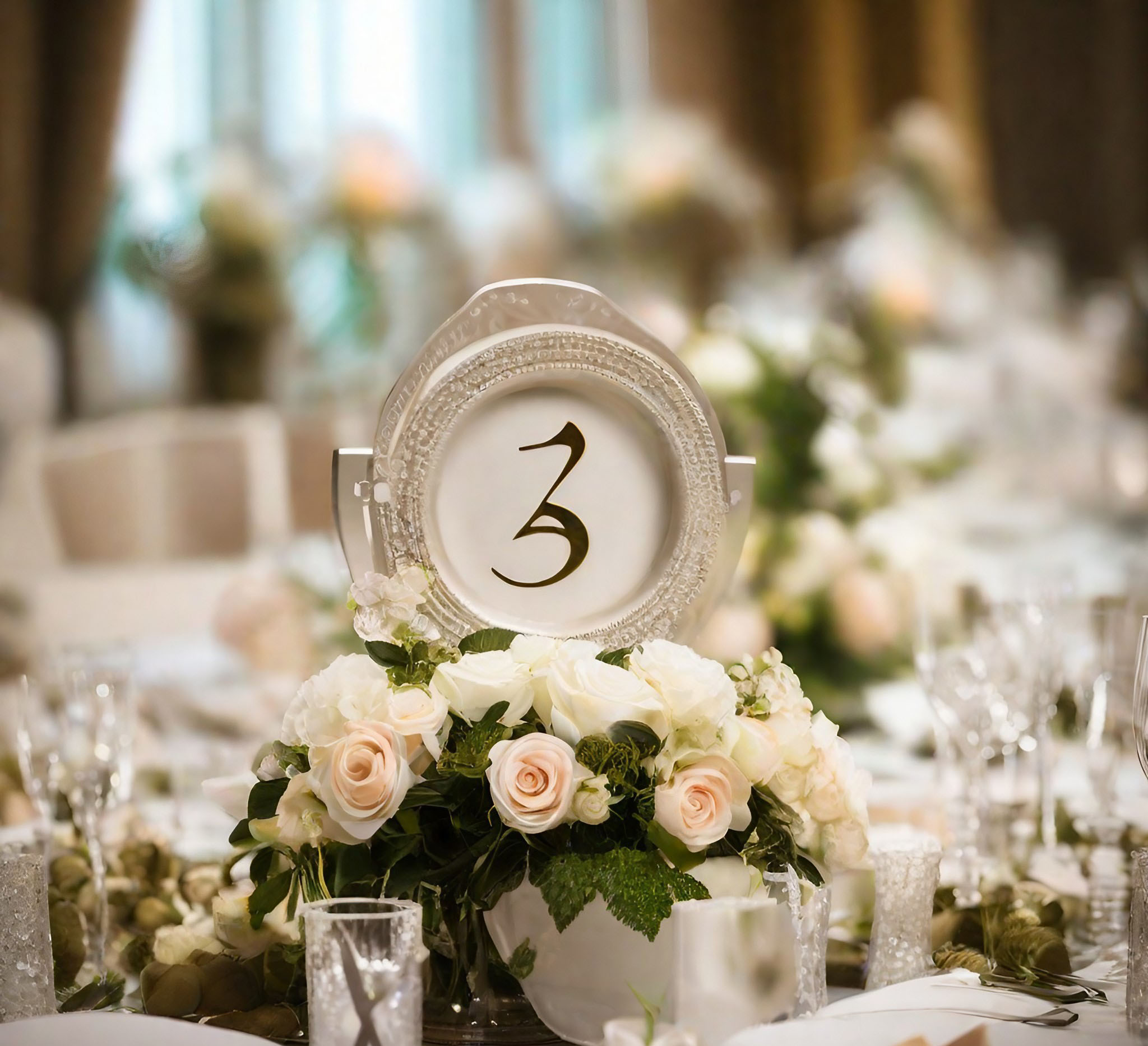 wedding table placement